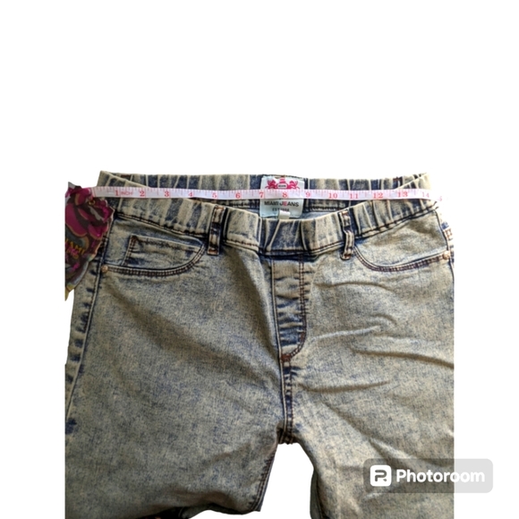 Jeans Est 1988, Size 31, Acid Wash, Stretch. NWT. Vintage Miami Jeans - Picture 8 of 10